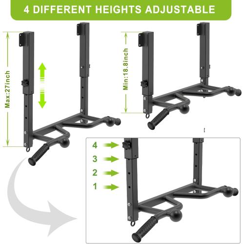 SELEWARE Heavy Duty Welded Pull Up Bar, Versatile Doorway Wall Mount, Joist Mounted, and Ceiling Mounted Chin Up Bars, Thick Metal Sturdy Construction for Full Body Workouts Support 500 lbs