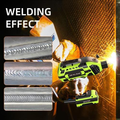 AIME Handheld Welder Machine, 110V Portable Welding Machine with IGBT Inverter 6 Variable Current Adjustment(Black Green)