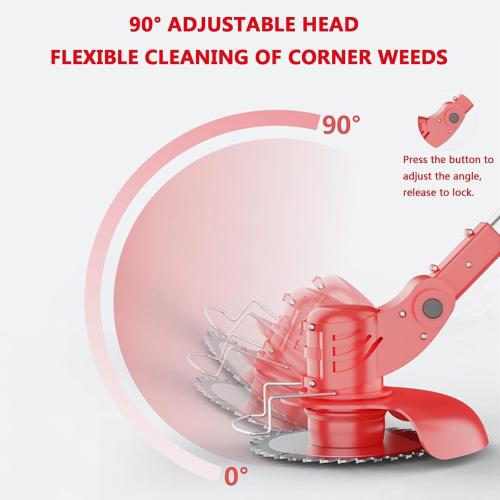 Cordless Weed Wacker, Electric Weed Wacker with 24V 2.0Ah Battery and Charger