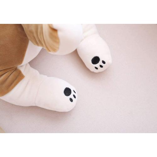 30'' Shiba Inu Plush Stuffed Animal, Giant Stuffed Animals for Anxiety, Big Shiba Inu Corgi Plush, Dog Plush Pillow Hugging Pillow Sleeping Dog Cushion Soft Plush Toy Big Stuffed Animals Kawaii Decor