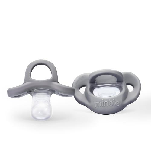 Minbie Orthodontic Soother Pacifier 2 Pack - Nurtures Breastfeeding & Oral Development