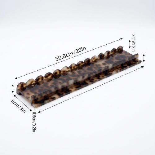 Effortless Mahjong Game: 4 Tortoise Shell Acrylic Racks (20) with Magnetic Pushers & Wavy Edge – Smooth Tile Alignment, Easy Storage