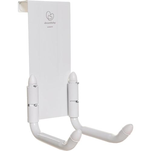 Dreambaby StrollAway Over The Door Baby Stroller Hanger – Heavy Duty Metal Hook Organizer with 50lb Load Capacity