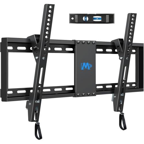 Mounting Dream UL Listed TV Mount for Most 37-75 Inch TV, Universal Tilt TV Wall Mount Fit 16, 18, 24 Stud with Loading Capacity 132lbs, Max Vesa 600 x 400mm, Low Profile Flat Wall Mount Bracket