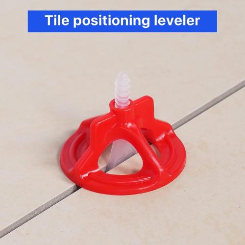 Professional Tile Leveling System Kit，Anti-Loosening Spacers/Wall, Bathroom Tiling -1/32-1/16-1/8 Precision Alignment & Grout Spacing Tools