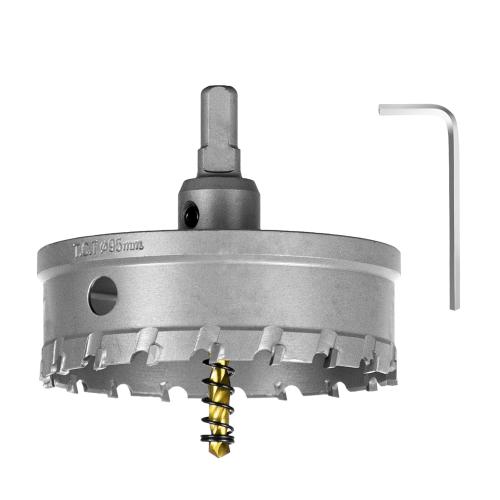SALI 3-3/4(95mm) TCT Hole Saw Kit Tungsten Carbide Tipped Hole Saw Drill Bit with Titanium-Plated Pilot Drill bit for Metal, Stainless Steel, Iron, Wood, Plastic