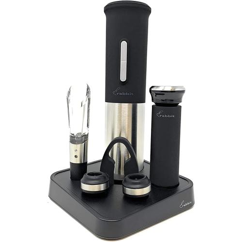 Rabbit Electric Wine Opener Set ❗MAY HAVE MISSING PIECES/NEEDS CLEANING❗