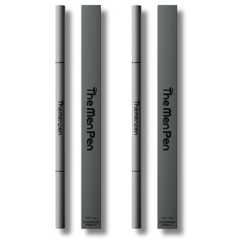 The Men Pen - Waterproof Eyebrow Pen | Beard Filler for Men | Microblading Eyebrow Pen | Hair Filler | Anti-Smudge | Mustache, Beard & Eyebrow Filler | Black