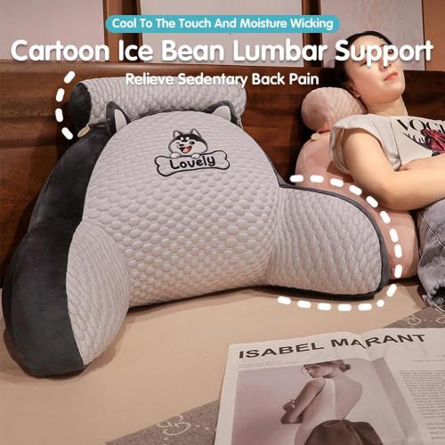 Color Blue Reading Pillow for Kid Or Adult Detachable Neck Roll with Arms Standard Bed Pillows Back Support Chair Pillow Bed Rest Pillow for Sitting in Bed Reading Watching TV