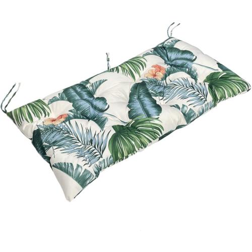 Outdoor Bench Cushion Non-Slip Patio Bench Cushions for Indoor/Outdoor Furniture 40x20 Window Cushion Waterproof Swing Chair Pads for Patio Wicker Sofa Setee, Camping,Leaf