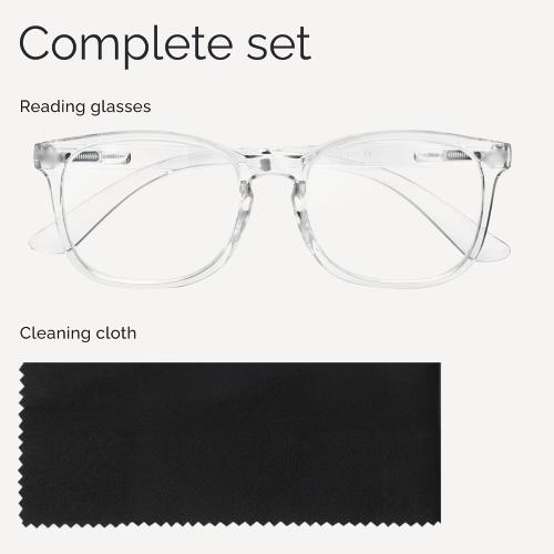 CCVOO Reading Glasses for Women/Men, Eyeglasses, Blue Light Readers for Women/Men, Computer Eye Glasses, Cheaters