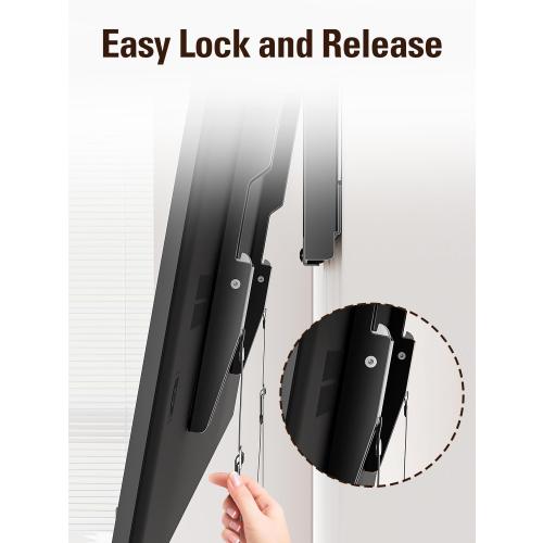 Mounting Dream TV Mount Fixed for Most 42-84 Inch Flat Screen TVs, TV Wall Mount Bracket up to VESA 600 x 400mm and 132 lbs - Fits 16/18/24 Studs - Low Profile and Space Saving MD2163-K