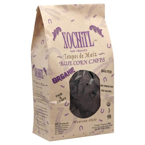 Xochitl Blue Corn Chips, Salted, 12 oz