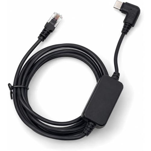 5.6FT USB C to RJ11 for Uniden Radar Detectors Power Cord, 5V to 12V | Replacement Power Cable Compatible with R8W, R8, R7, R4, R4w, R3, DFR9, DFR8, DFR7 Detectors, Cleaner Vehicle Installation
