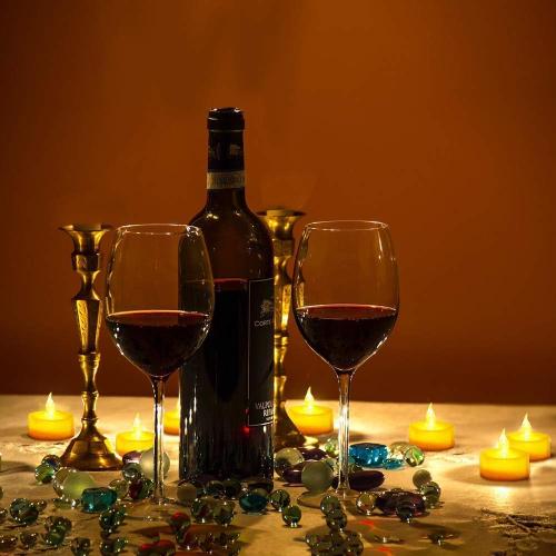 Nancia 40 PACK Flameless LED Tea Lights Candles, Realistic and Bright Flickering Long Lasting 200Hours Battery-Powered, Ideal Party, Wedding, Birthday, Gifts Home Decoration Warm Yellow