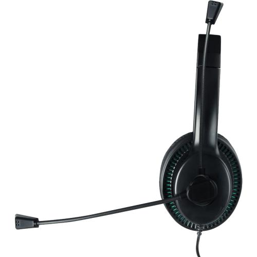 Insignia - Wired Chat Headset for Xbox Series X | S and Xbox One - Black/Green