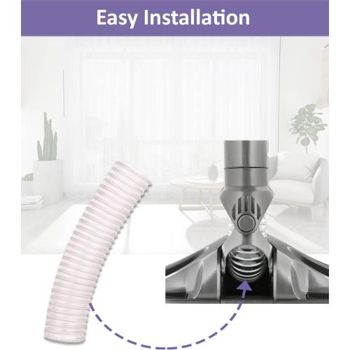 Lower Duct Hose for Shark, Compatible with NV752 NV501 NV500 NV552 UV560 NV341 NV470 NV472 NV760 NV400 NV650, 1-1/2 Floor Lower Nozzle Hose Replacements Parts 4 Pack