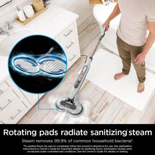 Shark Steam & Scrub with Steam Blaster Technology All-in-One Hard Floor Steam Mop with 3 Steam Modes & LED Headlights S8201, Rotator White