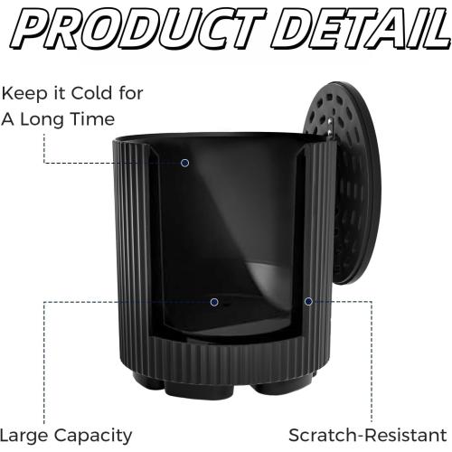 Outdoor Cooler Side Table, Patio Table and Ice Chest Storage, Portable Ice Bucket Cooler,Outdoor Ice Chest Side for Parties Picnics Beach