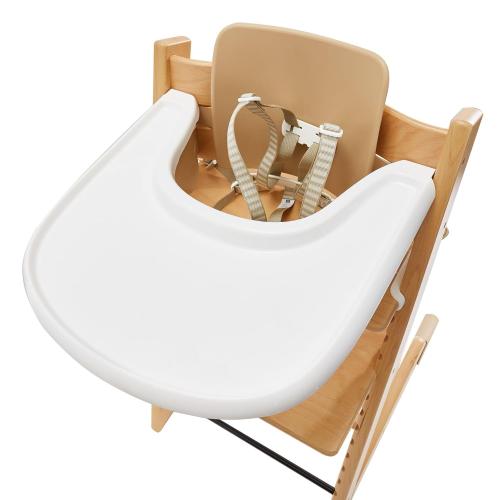 High Chair Tray   High Chair, Food Contact Grade Replacement Tray with Powerful Suction Surface Compatible with Tripp Trapp Tray