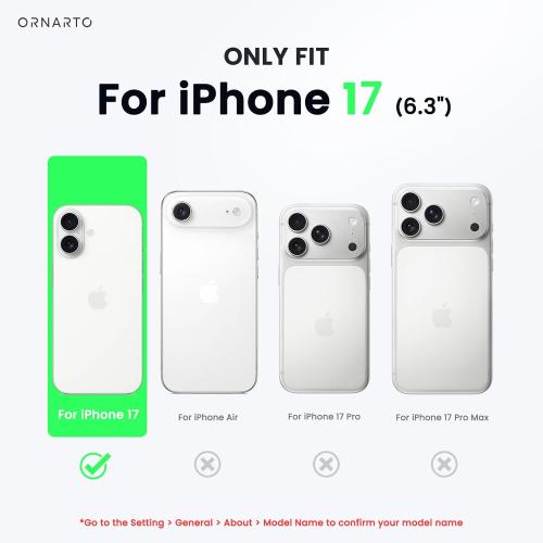 ORNARTO Compatible with iPhone 17 Case 6.3, Slim Liquid Silicone 3 Layers Full Covered Soft Gel Rubber Phone Case Protective Cover 6.3 Inch, Chalk Pink