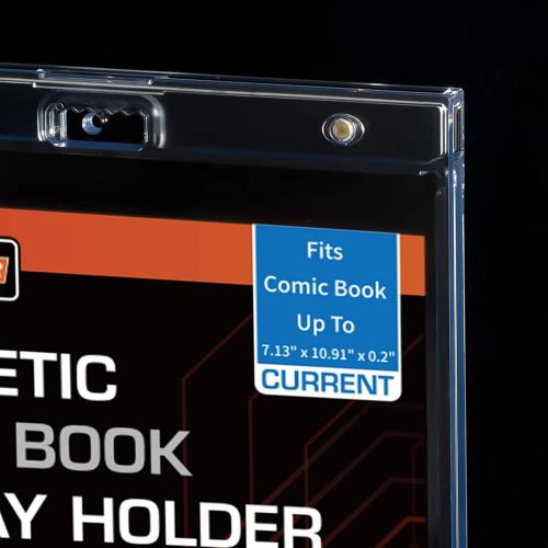 2ct Current Magnetic Display-Cases - Crystal Clear One Touch Comic-Book Holders, UV Protection Slab Protectors, Premium Wall-Mountable Holders