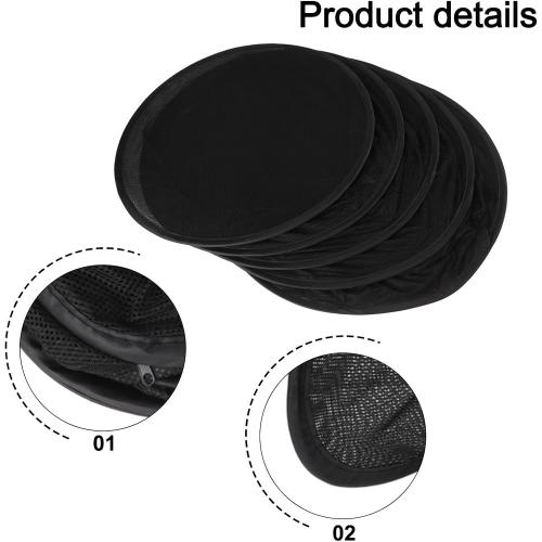 ‼️has mild stains ‼️Herb Drying Net with Zipper, Multi-Layer Mesh Air Dry Rack for Herbs Flowers Fruits, Closed Plant Hanging Dryer for Indoor Outdoor Garden Use, Black(4 Layers)