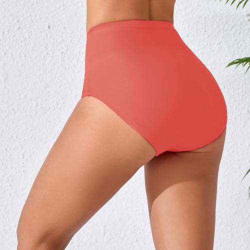 Women's High Waisted Ruched Bikini Bottoms Full Coverage Swim Bottoms Tummy Control Swimsuits Bottoms