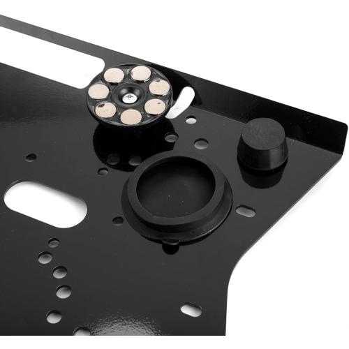 WeiSen No-Drill Light Bar Cab Mount Compatible with Chevy Silverado 1500-3500 Work Cab, Fit GMC Sierra 1500-3500 Work Cab (Non Spoiler 2020-Present) Magnetic Light Bar Mount