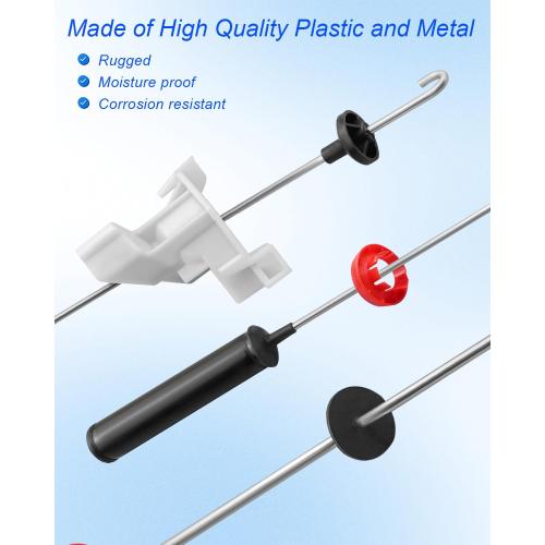 Washer Suspension Rod Kit Compatible with Fisher & Paykel AquaSmart Washing Machine WL26CW1 WL42T26DW1 WL37T26DW1 WL37T26KW2 WL42T26KW Replace 424569P 421841P 1880882, 4Pcs