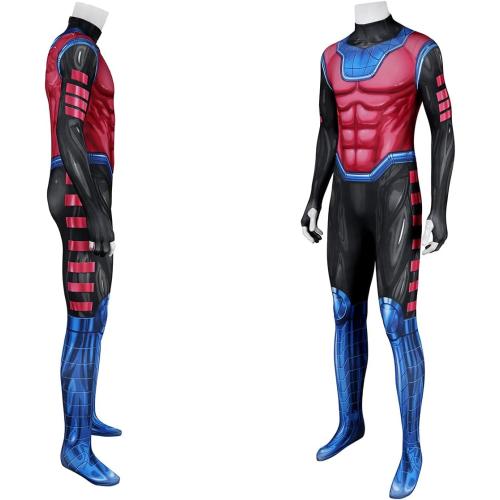 One size Mens Remy Etienne LeBeau Costume mens Gambit Bodysuit Halloween Mens Remy Costume Jumpsuit