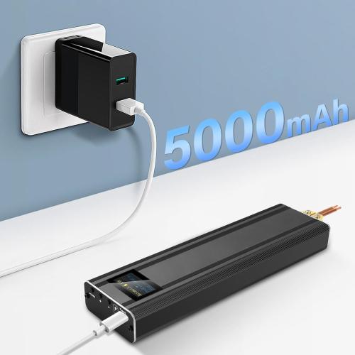 Handheld Battery Spot Welder 5V 2A 1865O Battery Spot Welder 80 Gears Adjustable Portable Welder with Colorful Digital Display for Various 1865O Battery and Nickel or Stainless Steel Sheets