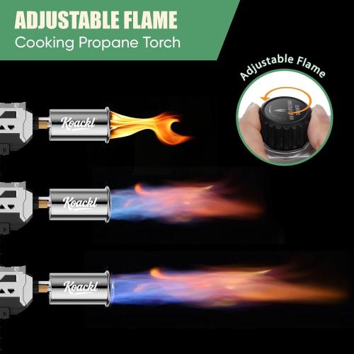 KOACKL 24 CSA Propane Torch Gun 2372°F Adjustable Flame Campfire