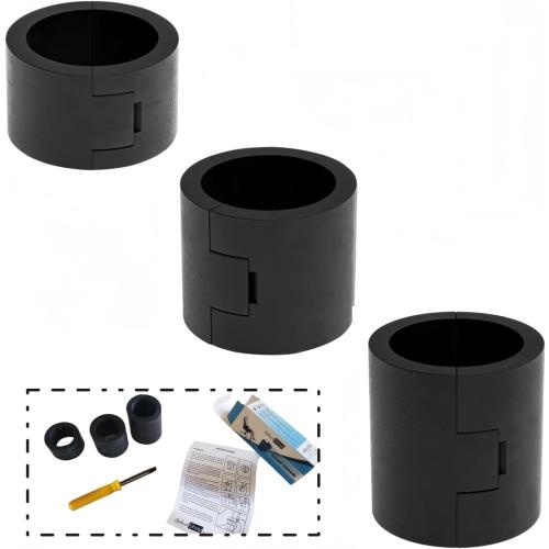 Office Chair Cylinder Repair Kit, 3Pcs Universal Size, Black Nylon, Adjustable Height, Up to 350 lbs, Modern Style, Office Use