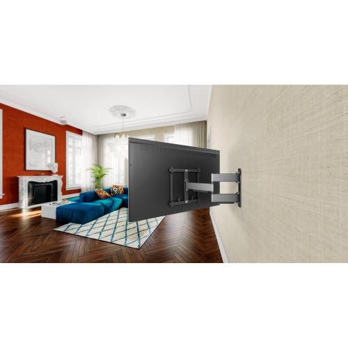 Vogel's TVM 5445 Full-Motion Ultra-Thin TV Wall Bracket for 32-65 inch TVs, Max. 77 lbs, Swivels up to 180°, Full-Motion TV Mount max. VESA 400x400, Universally Compatible