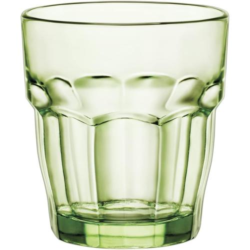 Bormioli Rocco: Rock Bar Lounge Glass, Peach, Mint, Ice, Set of 6