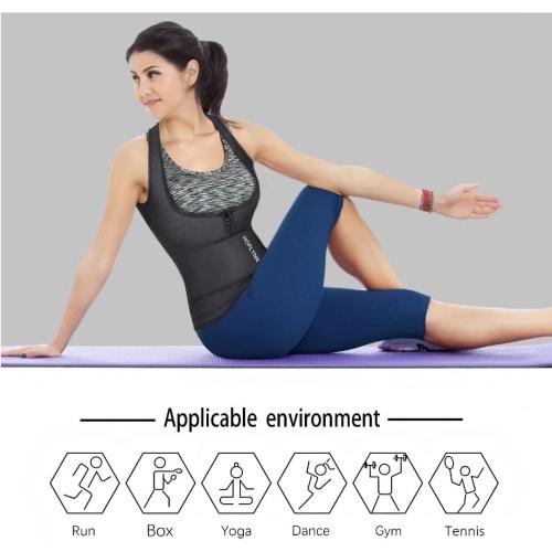 Size 3XL HOPLYNN Neoprene Sauna Sweat Waist Trainer Corset Trimmer Vest for Women Tummy Control, Waist Cincher Body Shaper