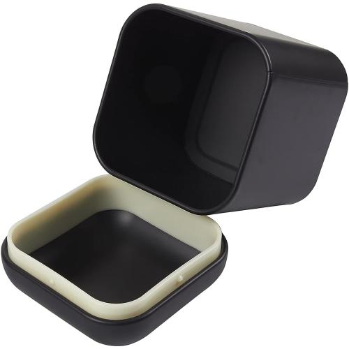 Juvale Flour & Sugar Storage Containers - Set of 2 40 oz (4.5 x 6 in) Black Iron - Airtight Silicone Gasket Seal - Flour Canister & Sugar Container