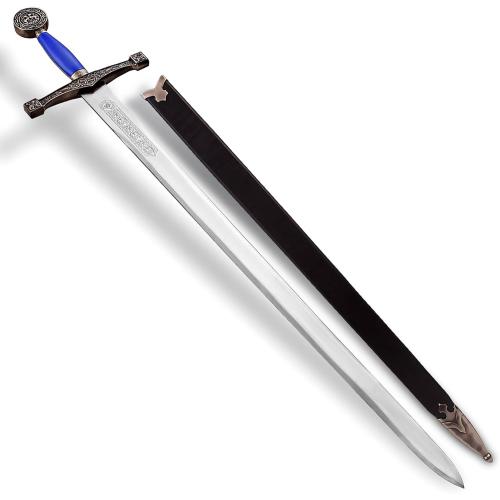 Armory Replicas™ - King Arthur Golden Excalibur Medieval Swords - Collectible Replica Blades for Enthusiasts and Historical Sword Artistry Displays