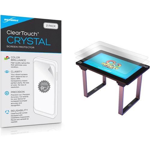 BoxWave Screen Protector Compatible with Arcade1Up Infinity Game Table (32 in) - ClearTouch Crystal (2-Pack), HD Film Skin - Shields from Scratches