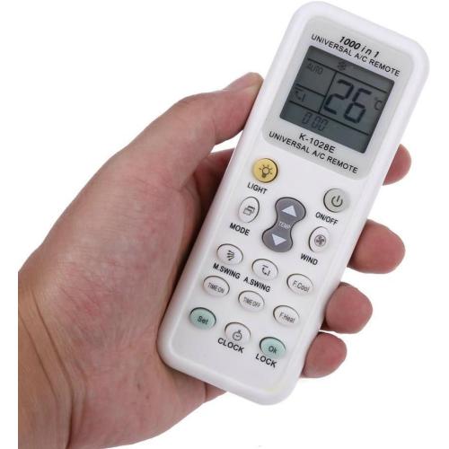 Universal Air Conditioner Remote Control LCD A/C Conditioning Controller 1000 in 1 for Mitsubishi Toshiba HITACHI FUJITSU Daewoo LG Sharp Samsung ELECTROLUX SANYO AUX GREE HAIER Huawei Air Condition