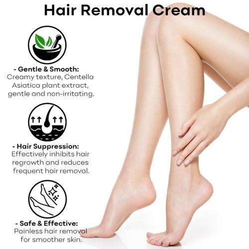 Pack 2 Size 5.07 Hair Removal Cream: Intimate/Private Hair Removal For Women & Men - Painless Depilatory Cream Lotion for Bikini, Legs, Arms, Underarms and Body, Sensitive Formula for All Skin Types, 5FL OZ