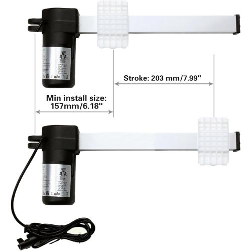 Power Recliner Emomo Model 3MTR 3MR157-203E Linear Actuator Motor Replacement for Lift Chairs