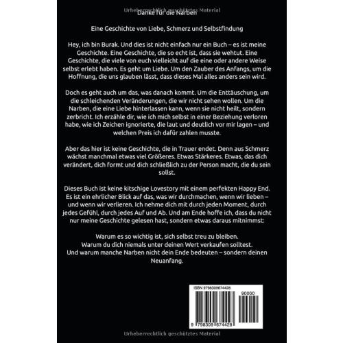 Danke für die Narben: Warum unsere Narben unser wertvollstes Geschenk sind ... (German Edition)