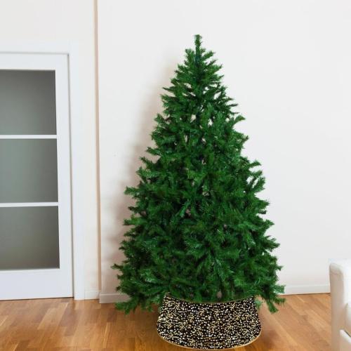 Beautiful Festival Tree Base Cover in Sequined Front for Christmas Decoration