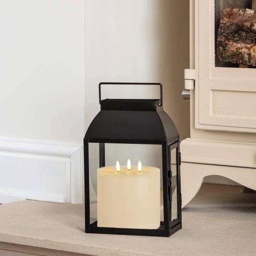 Amagic 6x6 Extra Large Flameless Candles with 3 Wicks, Battery Operated Candles with Remote Control and Timers, 6 inch Diameter LED Pillar Candles, Real Wax, Ivory