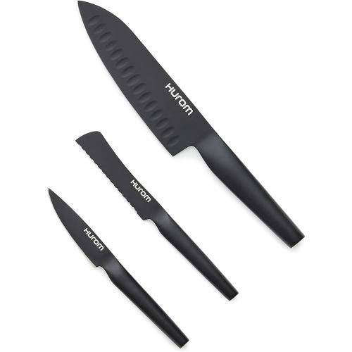 Hurom Fruit & Vegetable Knife Set, Matte Black