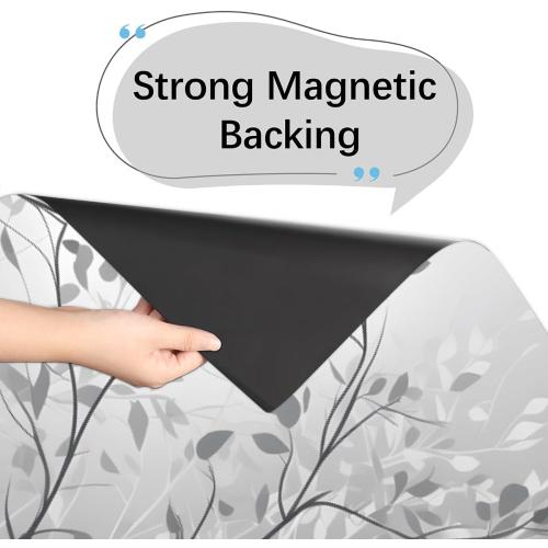 Dishwasher Magnet Cover, Grey Tree Waterproof Fade-Resistant Decorative Cover, Durable Magnetic Panel for Dishwasher