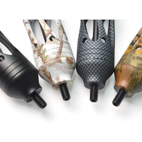 ZSHJGJR Archery Compound Bow Stabilizer 5 8 11 Aluminum Alloy Shock Absorber Harmonic Bow Stabilizer Dampener for Compound Recurve Bow