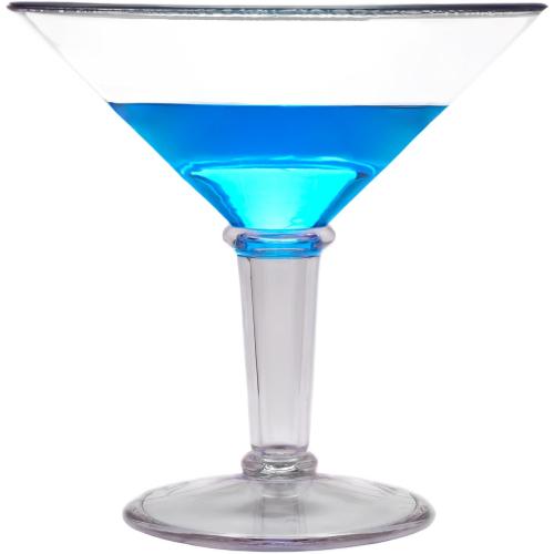 48oz G.E.T. Shatterproof Plastic Jumbo Martini Cocktail Glass, BPA Free, 48 Ounce, Clear